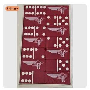 Halliburton Super Cementer Promotional Red Dominoes Set